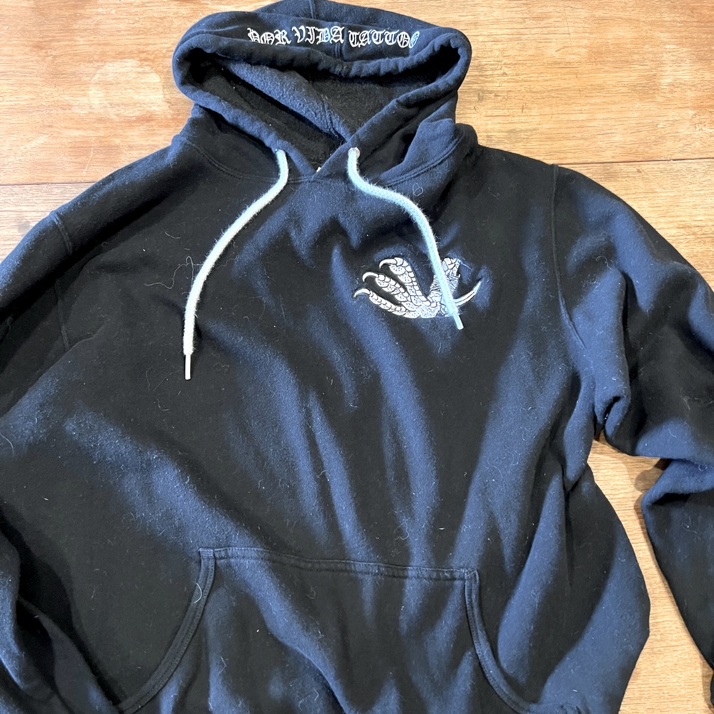 Por Vida Tattoo Hoodie